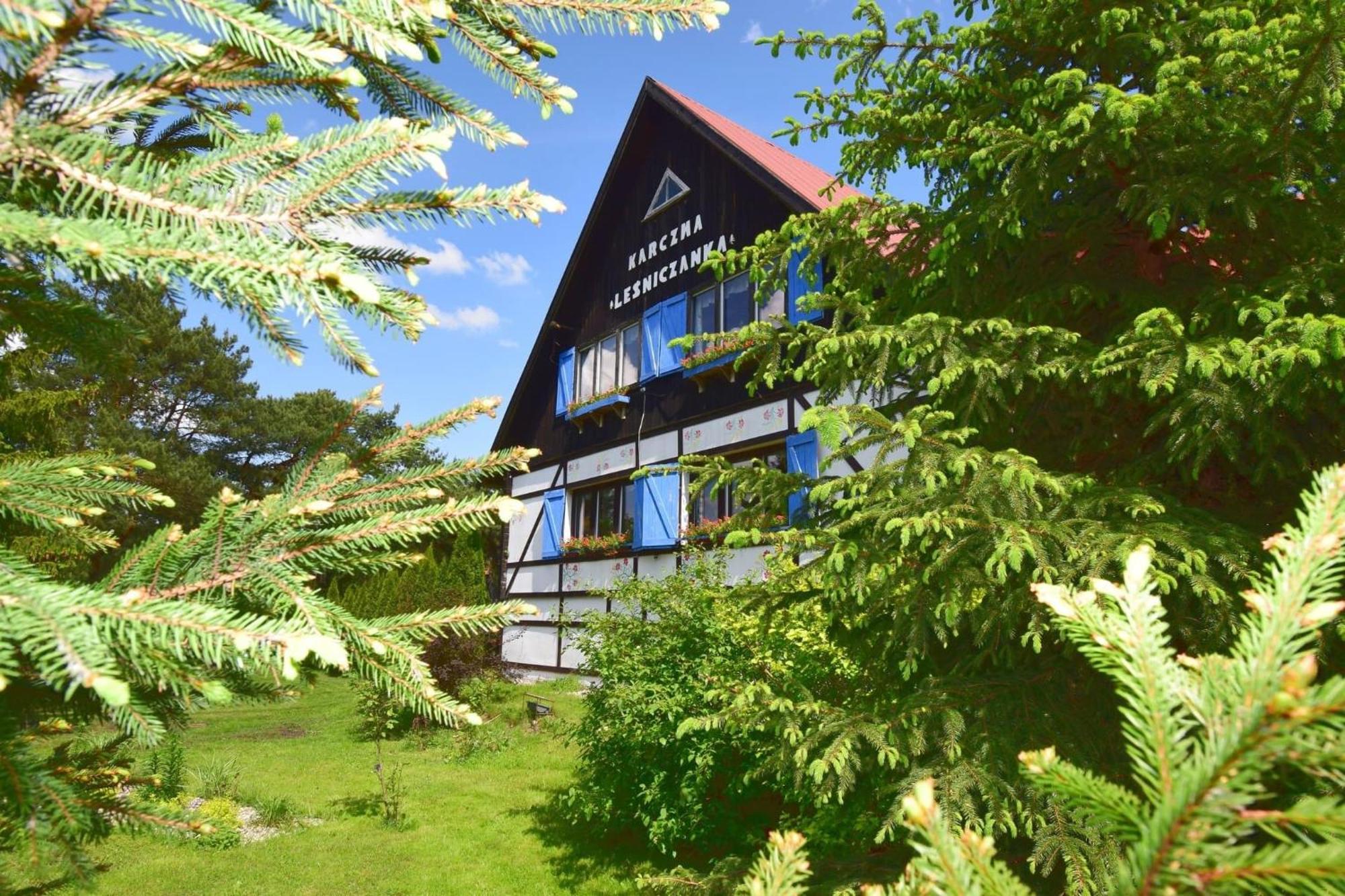 Karczma Lesniczanka Bed & Breakfast Wielbark Dış mekan fotoğraf